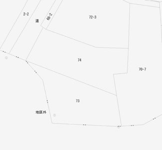 【土地図】 | 小坂町十和田湖字大川岱・土地