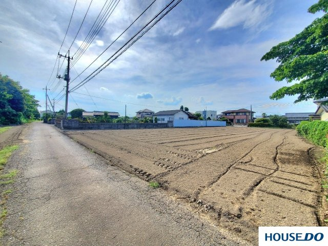 足利市羽刈町　土地の前面道路含む現地写真|前面道路含む現地写真です