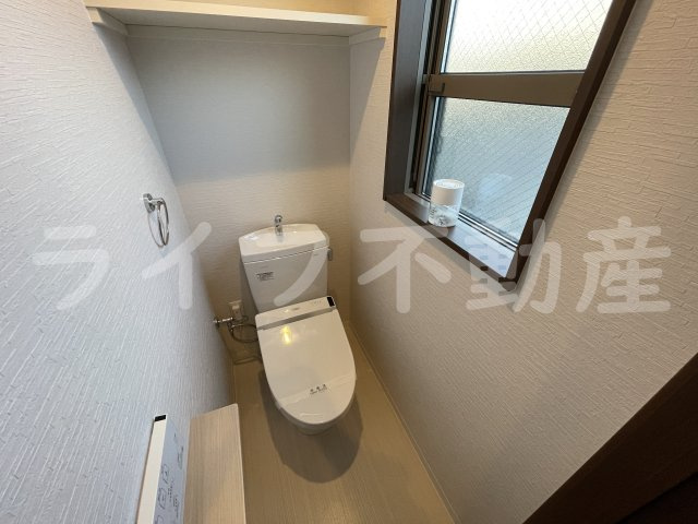 グランドソレイユ森河内のトイレ|シンプルで使いやすいトイレです