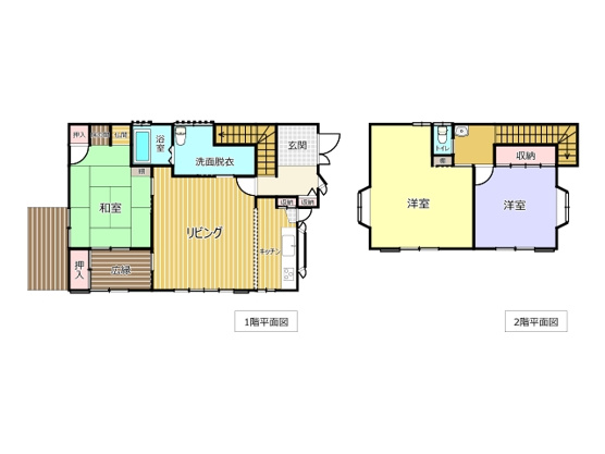 【間取り】 | 川奈　戸建