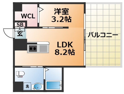 ザ・コッチ神戸の間取り