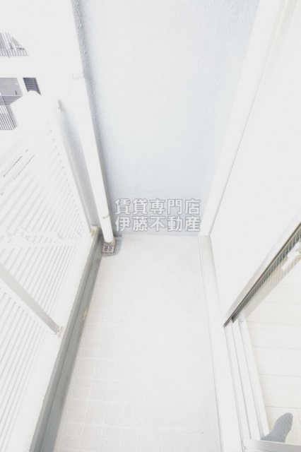 マリオン城西のバルコニー