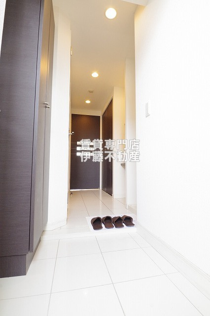 マリオン城西の玄関