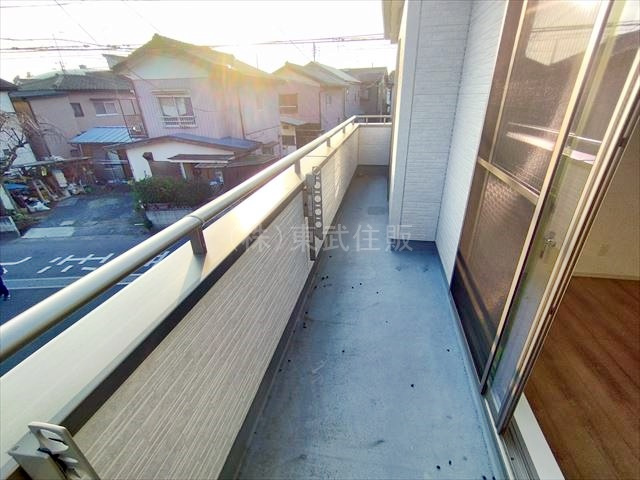 【バルコニー】 | 川越市的場 | 風通しの良いバルコニーです