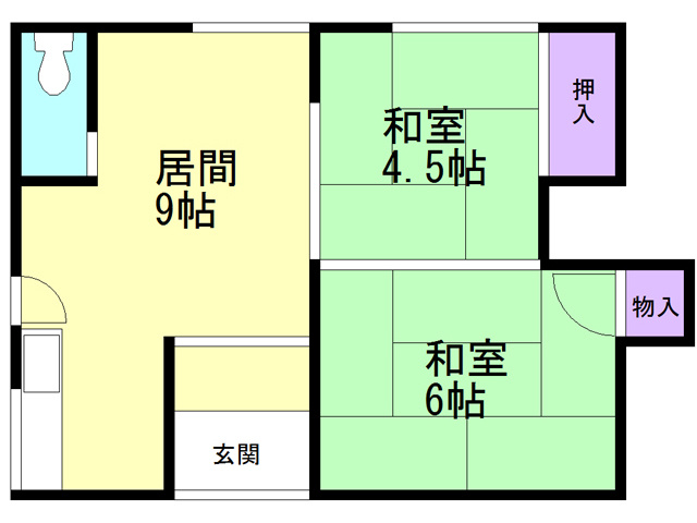 望洋荘の間取り