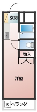厚花ビルの間取り