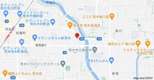 コーポマヤの地図