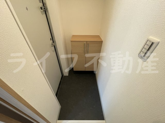 D porta Freesiaの玄関|収納もある玄関です