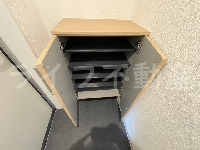 D porta Freesiaの収納|ちょっとした収納スペースも充実しています