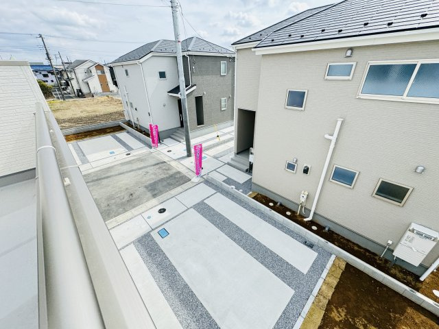 三郷市番匠免１丁目新築戸建の展望|バルコニーより道路側眺望