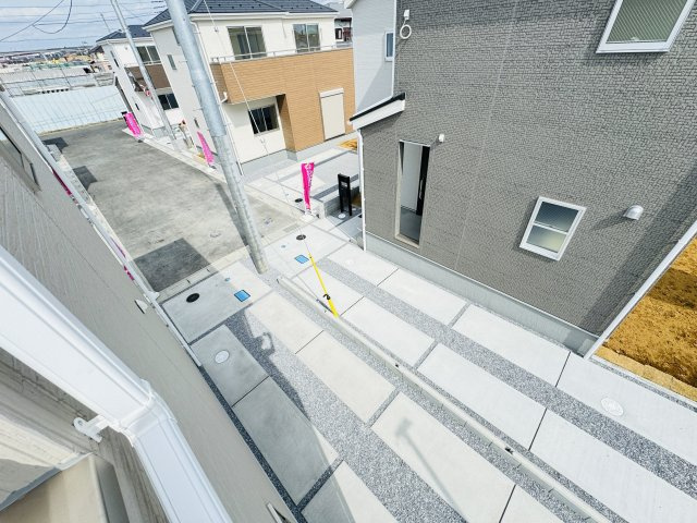 三郷市番匠免１丁目新築戸建の展望|バルコニーより道路側眺望