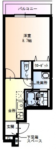 フジパレス新深江Ⅷ番館の間取り