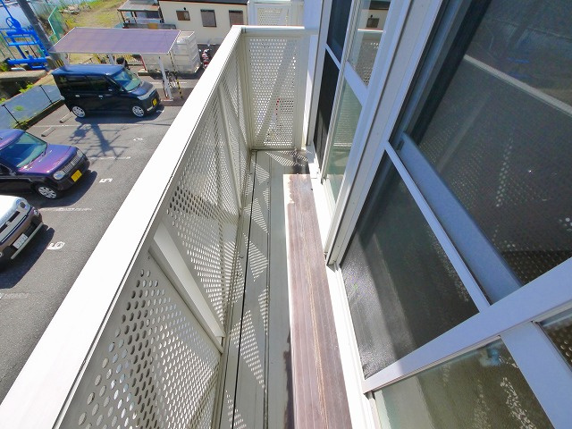 サンハイム　Ａ・Ｂ・Ｃ（杉本町）のバルコニー|広々としたバルコニーです