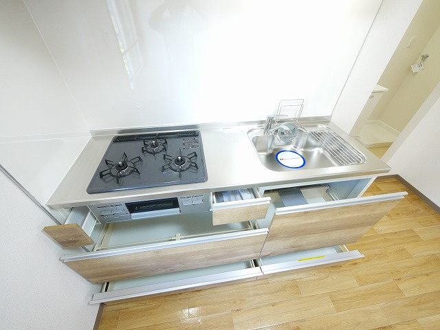 サンハイム　Ａ・Ｂ・Ｃ（杉本町）のキッチン|キッチンです