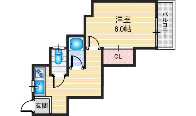 コーポディオの間取り