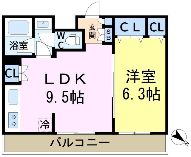 オクドテラスの間取り