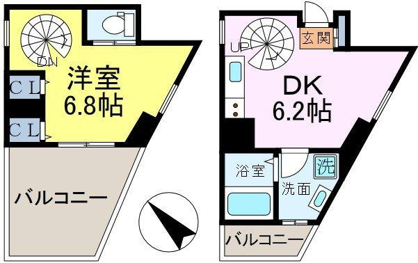 コスモポリタンの間取り