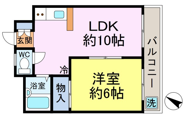 ハイネス成輪の間取り