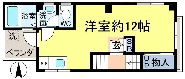 江戸川区松島４丁目の賃貸マンションの間取り