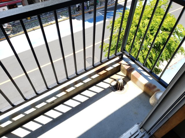 ダイアパレスのバルコニー