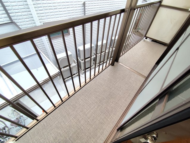 しゅんせいハイツⅡのバルコニー