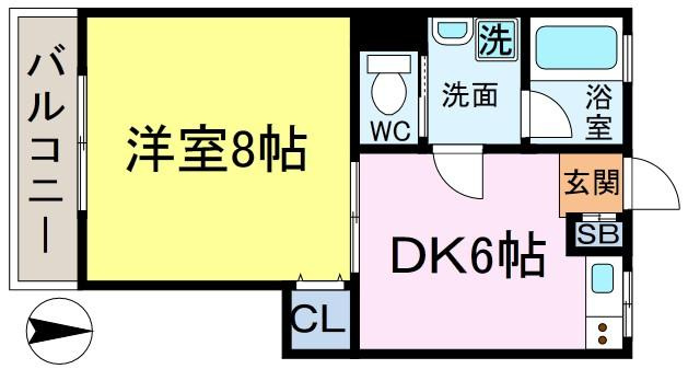 ドリームマツイ１号館の間取り