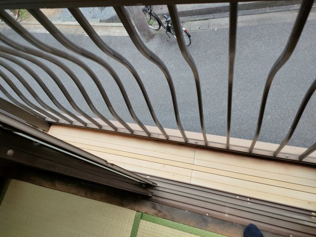 コーポ森川のバルコニー