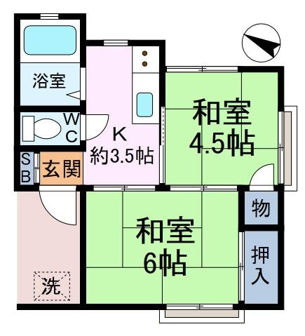 コーポ森川の間取り