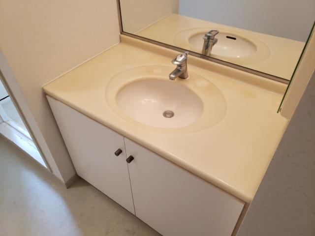 グランドコートA棟の洗面所