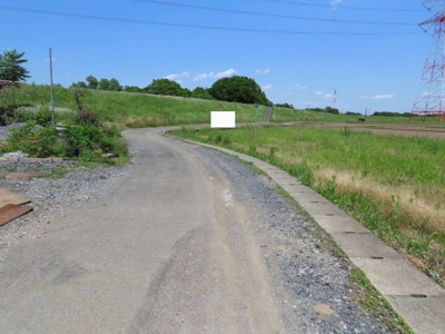 【前面道路含む現地写真】 | 坂戸市上吉田売地