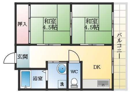 【間取り】 | サンシャイン羽曳野