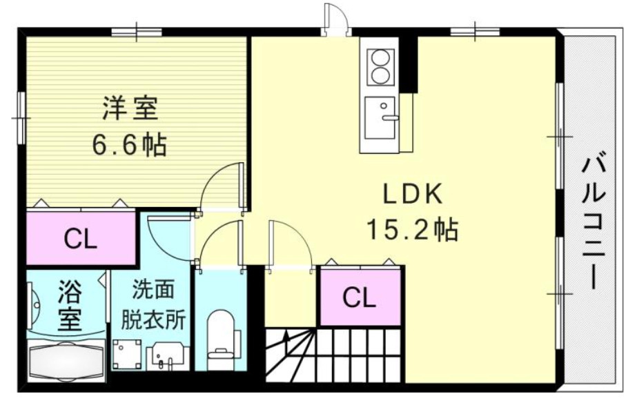 カーサ　フェリースの間取り