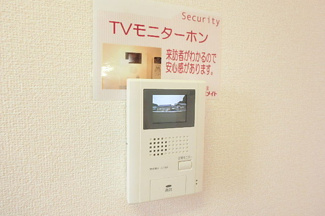 来訪者を確認できるＴＶモニターホン♪