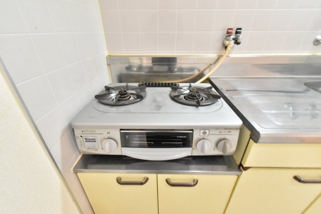カーサ西の丘のキッチン|ガスコンロ