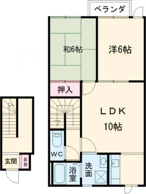 カーサ西の丘の間取り