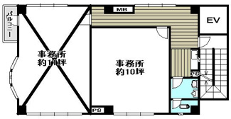 【間取り】 | 堺市西区鳳南町　貸店舗　物件番号：309641