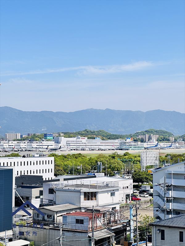アンピール空港通り一号館の展望