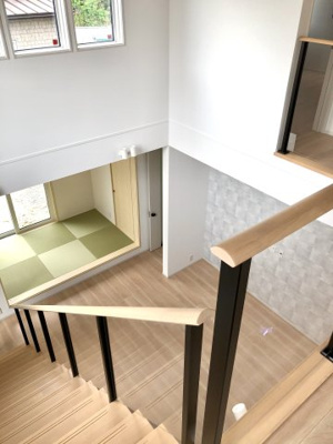 【居間・リビング】 | 【築浅中古戸建】山形市北山形二丁目 | 新築時の写真です♪