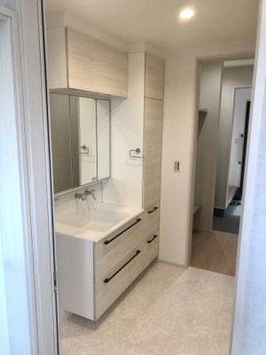 【独立洗面台】 | 【築浅中古戸建】山形市北山形二丁目 | 新築時の写真です♪