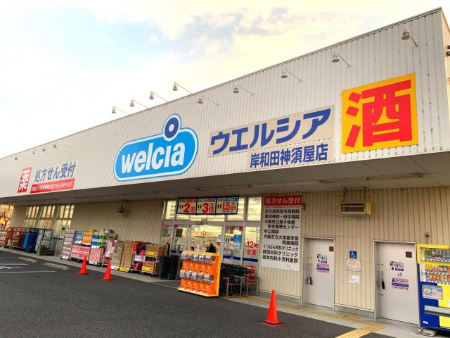 岸和田市土生町　土地の周辺|ウェルシア神須屋店（約650ｍ）徒歩約9分