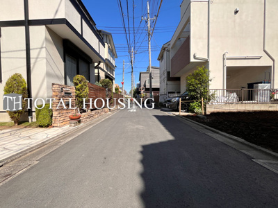 【前面道路含む現地写真】 | 府中市八幡町2丁目　売地　全1区画