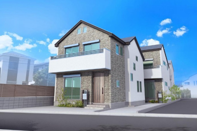 【外観パース】 | 練馬区立富士見台4丁目　新築戸建　D号棟 8180万円