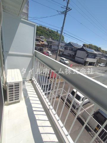 オアシス御油のバルコニー|※別部屋写真