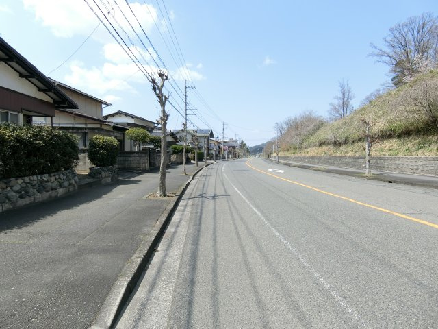 永江戸建の前面道路含む現地写真