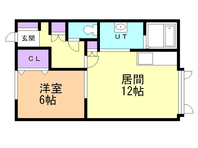 ベルシーヌ新生の間取り