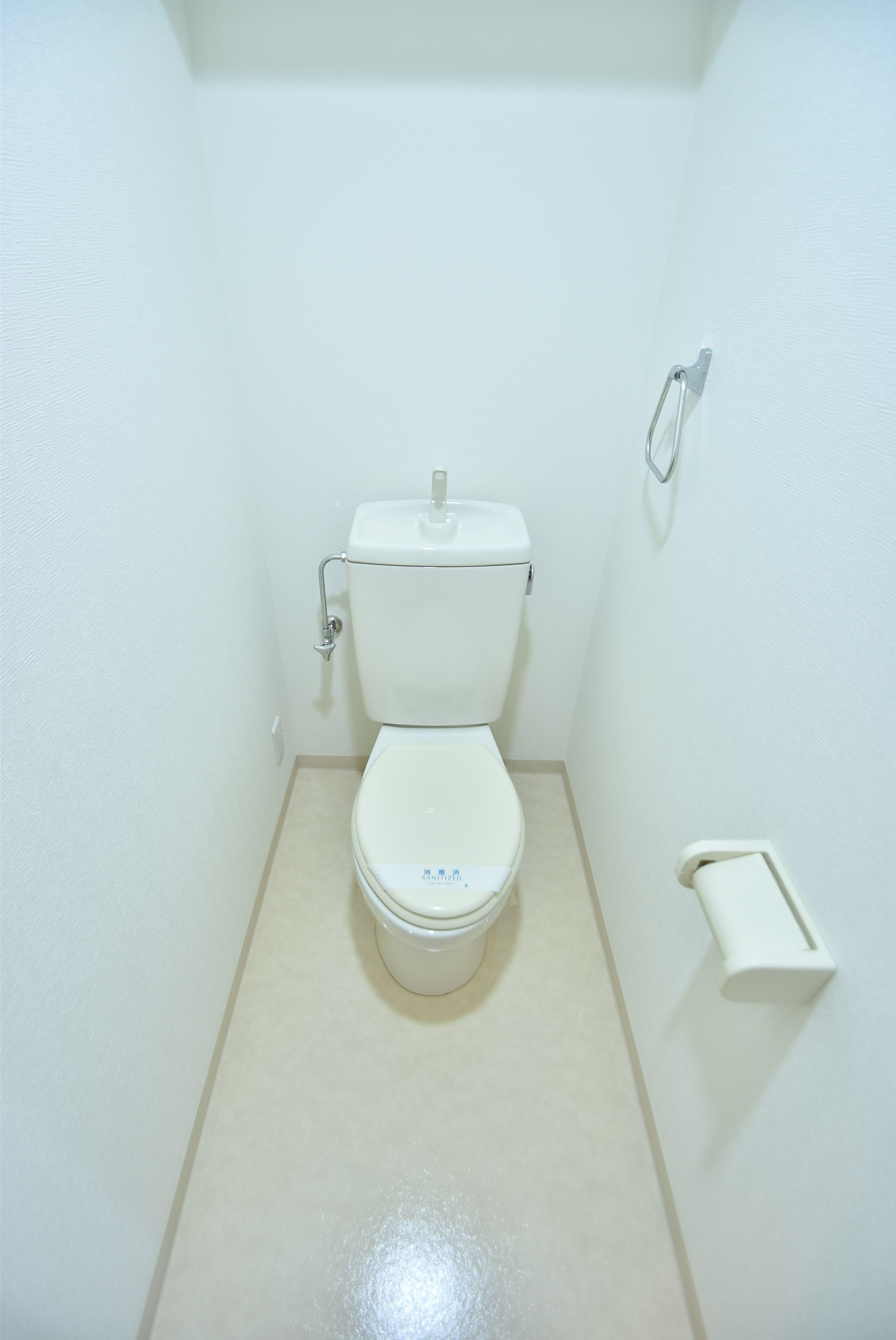 大阪市城東区野江１丁目の賃貸マンションのトイレ