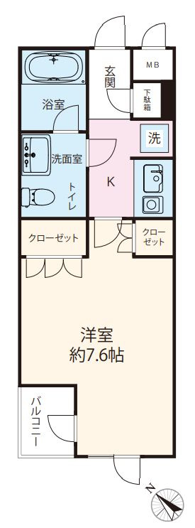 ステラコート行徳の間取り