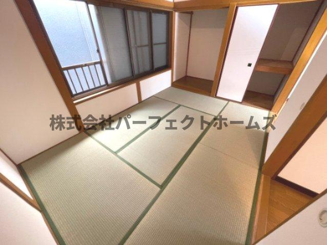 桜丘町戸建　賃貸の和室|和室ならではの温かな和の空間で寛ぎの時間を過ごせます