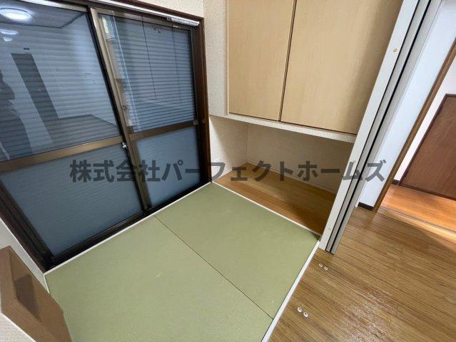 桜丘町戸建　賃貸の和室|来客時にも便利な和室付き