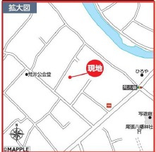 【地図】 | Heartful Town知多市八幡荒古後　全６棟（仲介手数料無料） | 拡大図
知多市八幡字荒古後124

